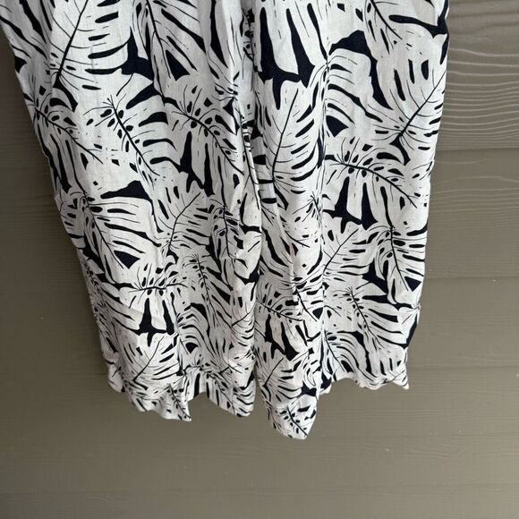 Ellen Tracy linen blend wide leg belted pants - Picture 4 of 7